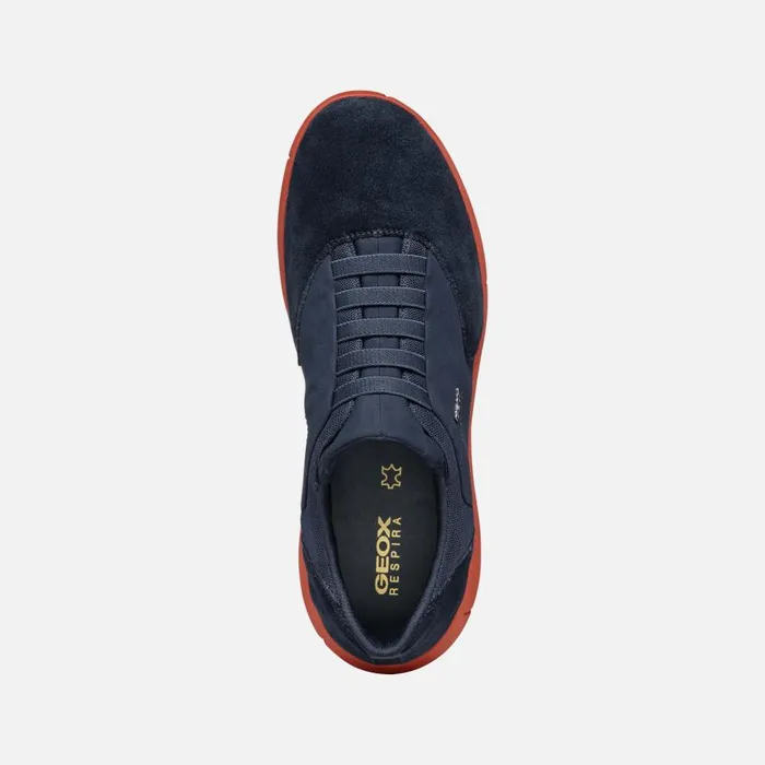 Geox Sneakers NEBULA 20 MAN NavyBrick Low Top Sneakers Navybrick 8211 Man