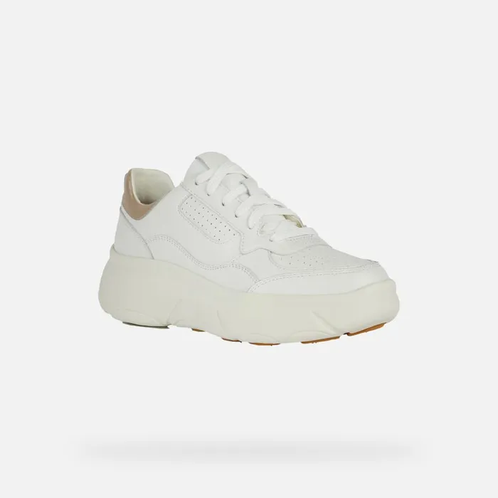 Geox Sneakers NEBULA 20 X Women039s White Platform Trainers Geox White 8211 Woman
