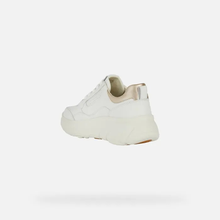 Geox Sneakers NEBULA 20 X Women039s White Platform Trainers Geox White 8211 Woman