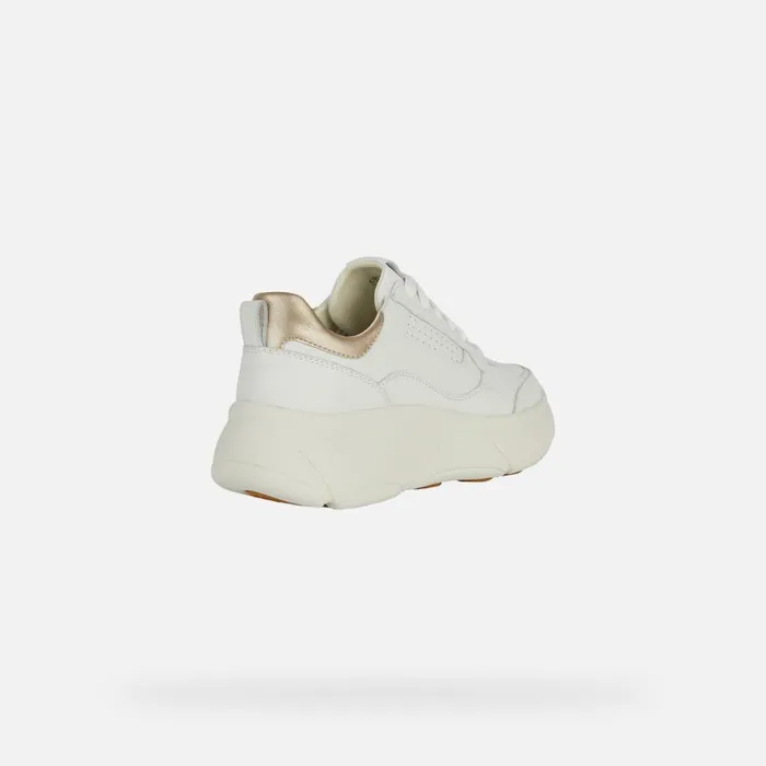 Geox Sneakers NEBULA 20 X Women039s White Platform Trainers Geox White 8211 Woman