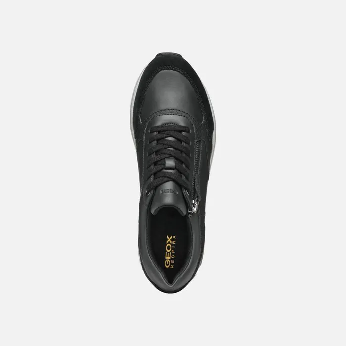 Geox Sneakers NEW KENCY WOMAN Black Low Top Sneakers Black 8211 Woman