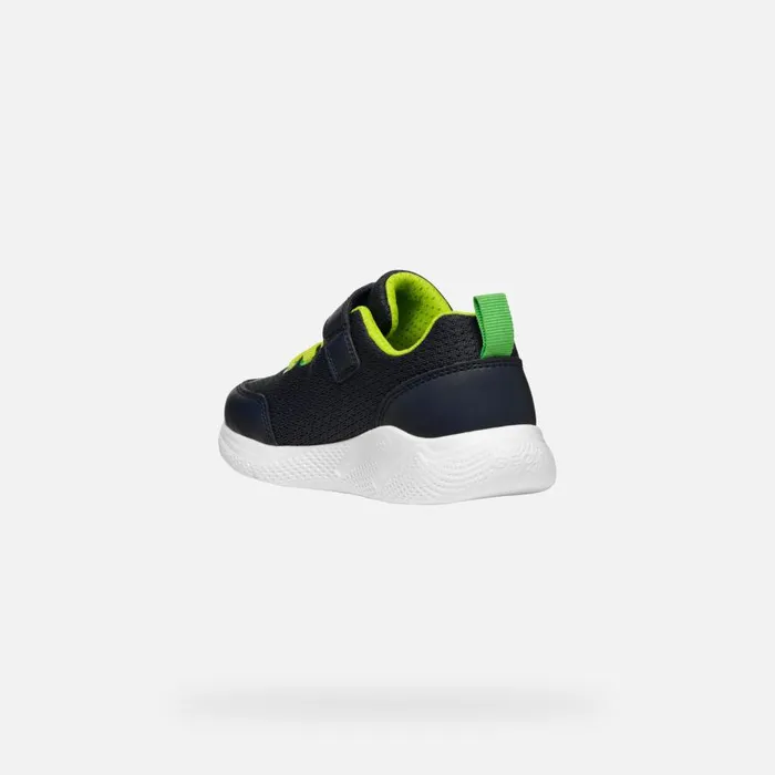 Geox Sneakers SPRINTYE BOY NavyLime Low Top Sneakers Navylime 8211 Kids
