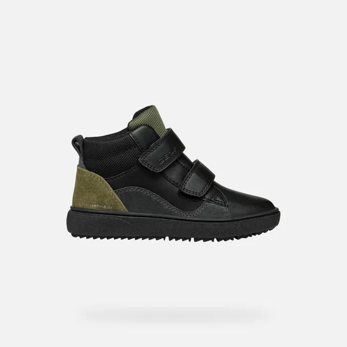 Geox Sneakers THELEVEN ABX BOY BlackDark Grey Waterproof Trainers Blackdark Grey 8211 Kids