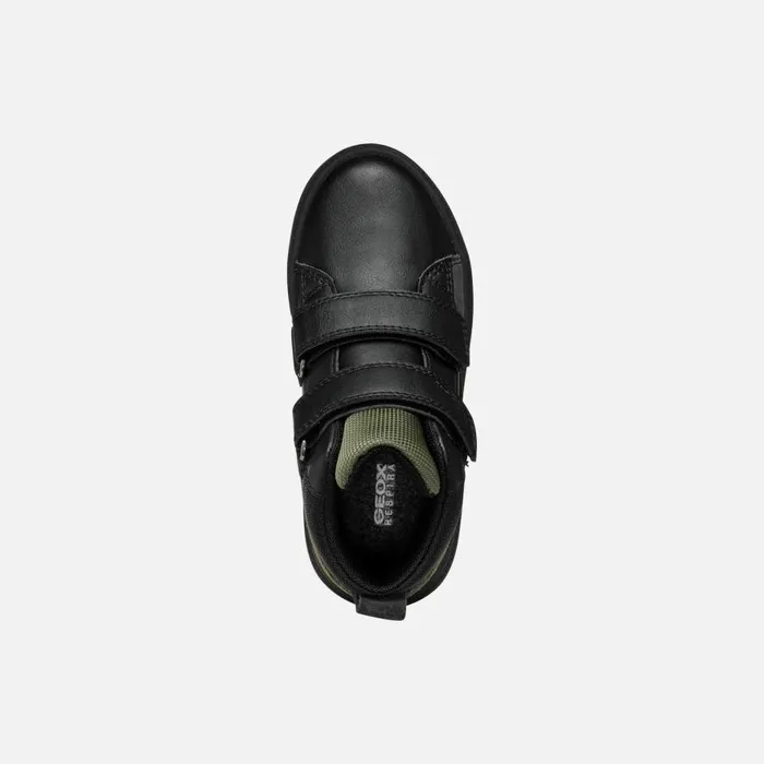 Geox Sneakers THELEVEN ABX BOY BlackDark Grey Waterproof Trainers Blackdark Grey 8211 Kids