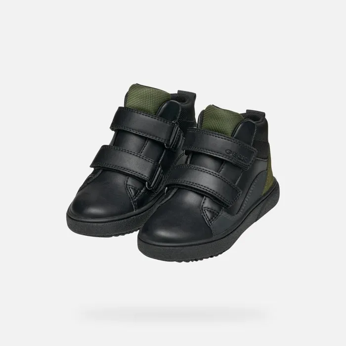 Geox Sneakers THELEVEN ABX BOY BlackDark Grey Waterproof Trainers Blackdark Grey 8211 Kids