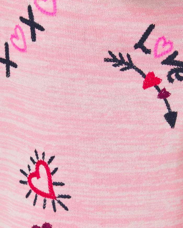 Girls Lilly Pulitzer Girls Dresses and Rompers Girls Hani Cotton Sweater Dress Heathered Peony Pink Valentine Embroidery Childrens Girls Lilly Pulitzer Girls Dresses and Rompers Girls Hani Cotton Sweater Dress Heathered Peony Pink Valentine Embroidery Childrens