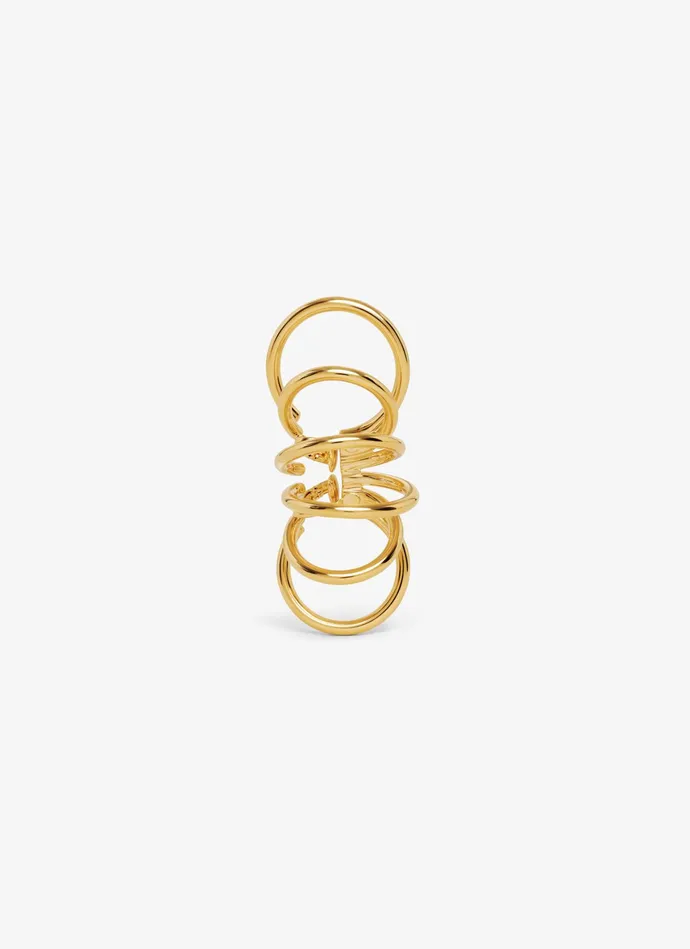 Gold LOOP EARCUFF LARGE Women Alaa Jewels