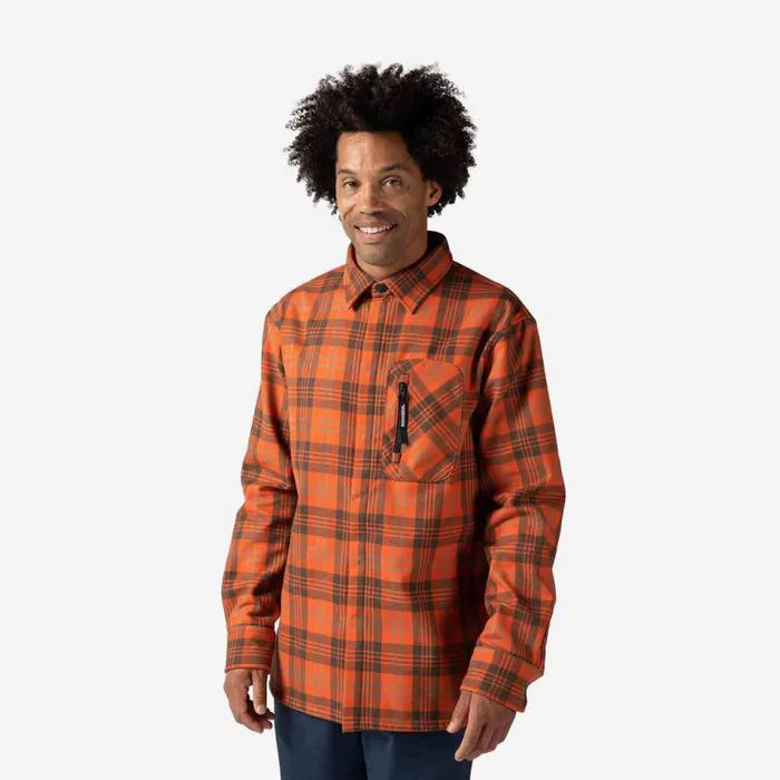 Herren Polos Und TShirts Rossignol Flanellhemd Fr Herren Tan