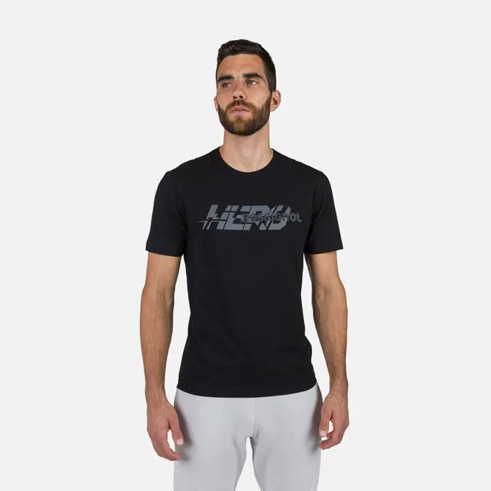 Herren Polos Und TShirts Rossignol HerrenTShirt Mit Grafik Hero Black200