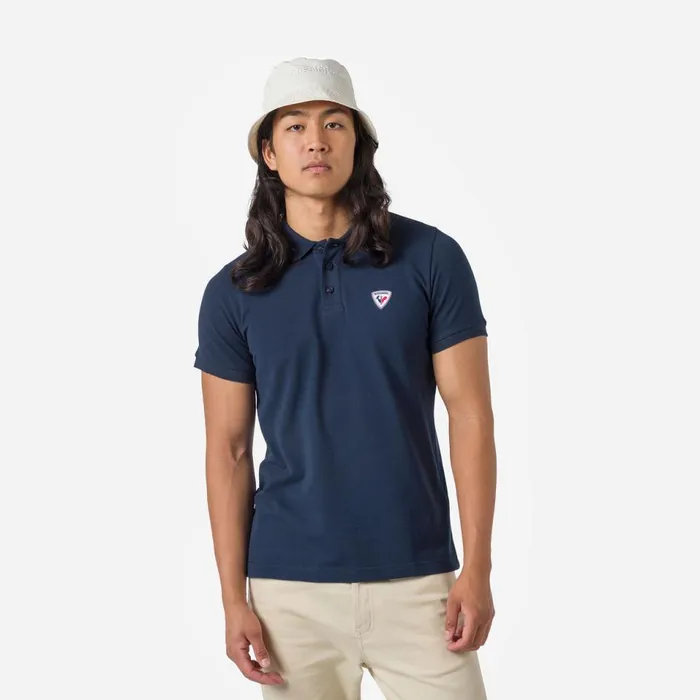 Herren Polos Und TShirts Rossignol Polohemd Mit Logo Fr Herren Darknavy715