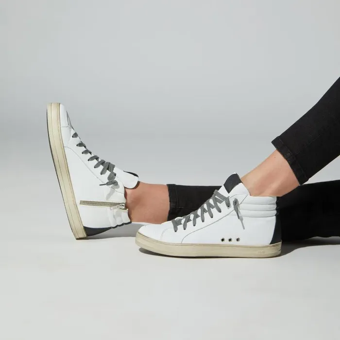 High Tops Womens P448 Skate Recycled WhiteBlack High Tops Womens P448 Skate Recycled WhiteBlack