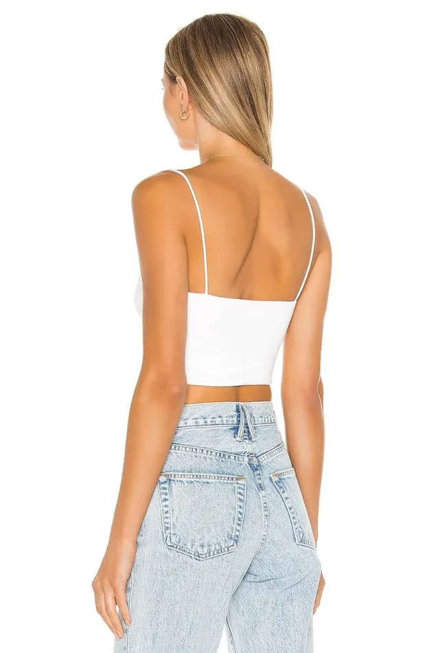 Ida Twist Front Top Ivory Women Lovers and Friends Tops