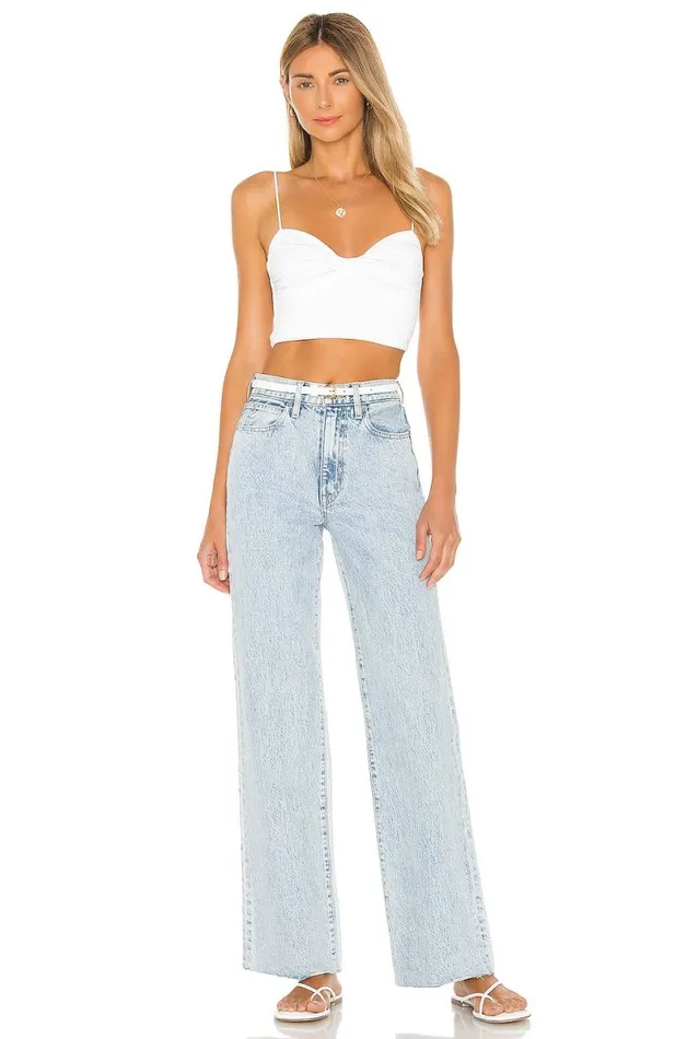 Ida Twist Front Top Ivory Women Lovers and Friends Tops