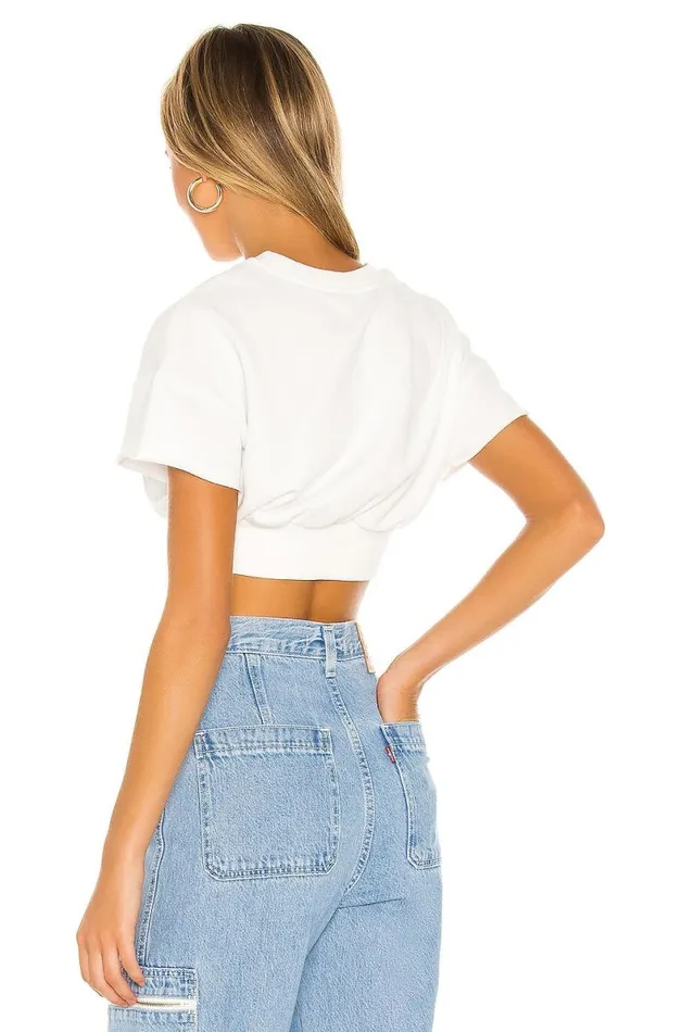 Isla Cropped Top White Women Lovers and Friends Tops