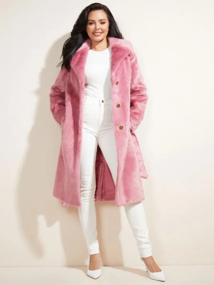 Jackets Women Marciano Jane Coat Verve Pink Jackets Women Marciano Jane Coat Verve Pink