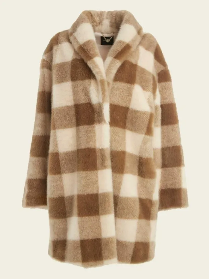 Jackets Women Marciano Rochelle Coat Desert Storm And Sugar Sw Jackets Women Marciano Rochelle Coat Desert Storm And Sugar Sw