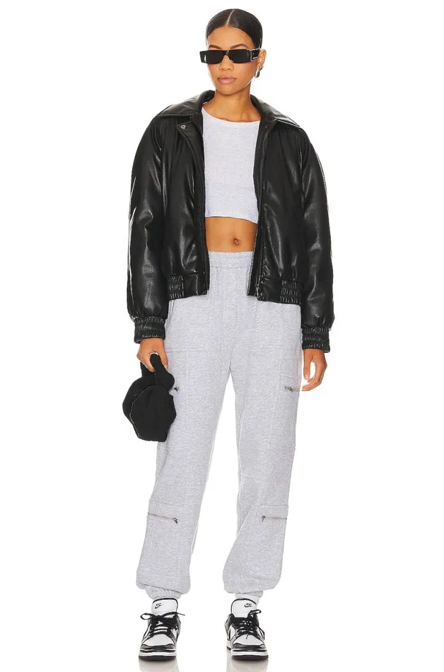 Jaida Pant Heather Grey Women Lovers and Friends Loungewear