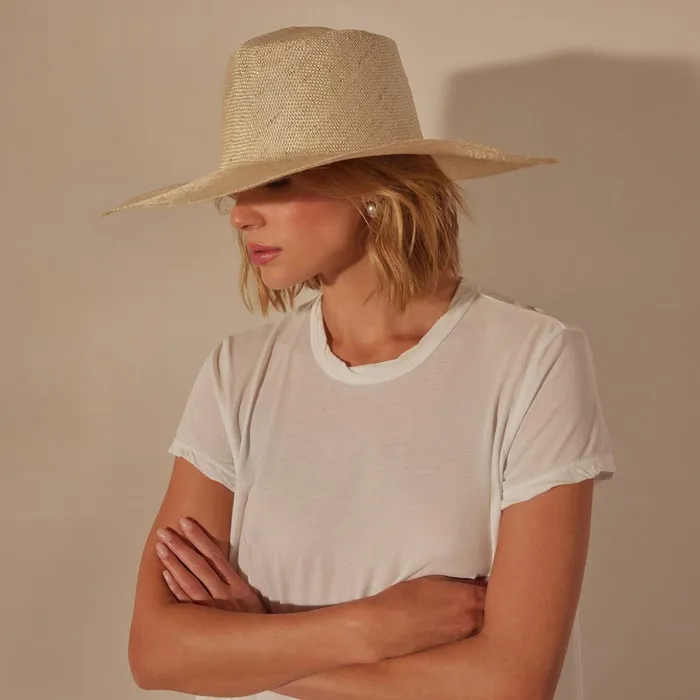 James Perse Hats Pacific Hat Ivory Natural 8211 Women