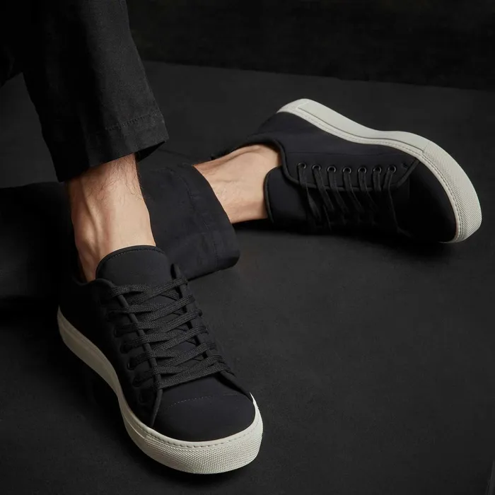 James Perse LaceUps MenSINGLEQUOTEADDEDs Carbon Low Black 8211 Men