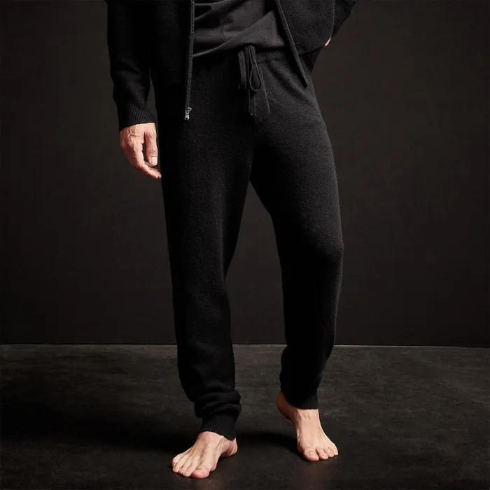 James Perse Lounge Recycled Cashmere Track Pant Black 8211 Men