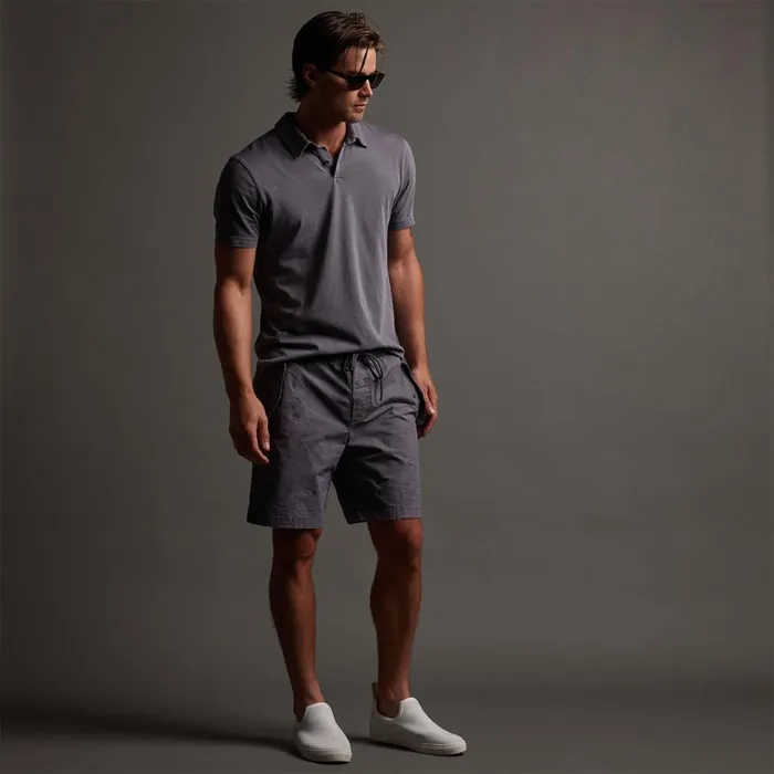 James Perse Shorts Parachute Flight Short Flannel Pigment 8211 Men
