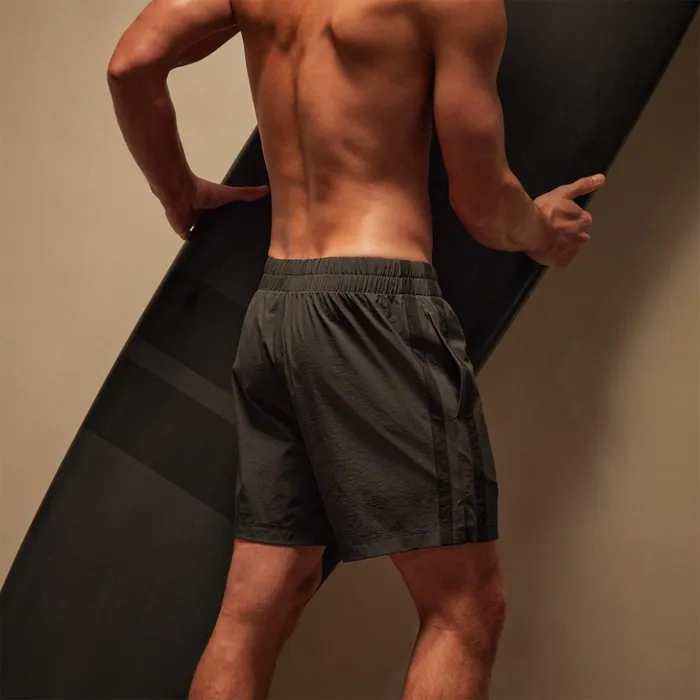 James Perse Shorts Stretch Rip Stop Stripe Short Carbonblack 8211 Men