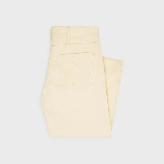 Jane Flared Jeans In Corduroy Raw Wash Women CELINE PANTS AND SHORTS