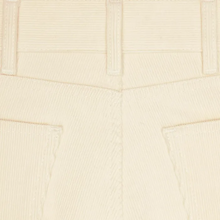 Jane Flared Jeans In Corduroy Raw Wash Women CELINE PANTS AND SHORTS