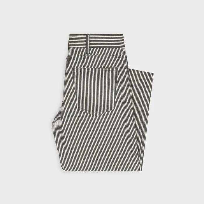 Jane Flared Jeans In Hickory Stripes Rinsed Women CELINE PANTS AND SHORTS