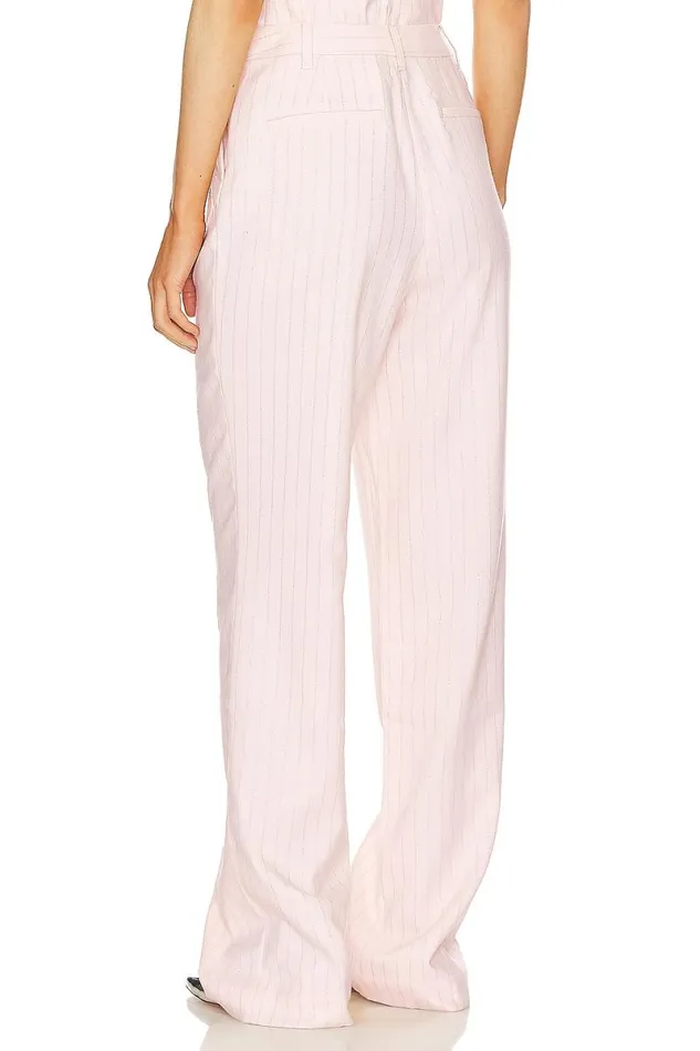 Jasmine Pant Pink Pinstripe Women Lovers and Friends Pants