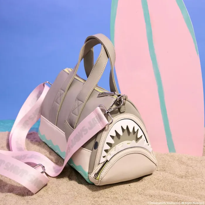 Jaws Glow Crossbody Bag With Coin Bag Unisex Loungefly Bags and Wallets