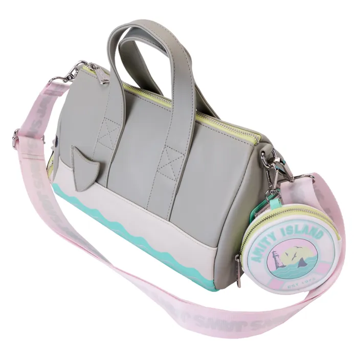 Jaws Glow Crossbody Bag With Coin Bag Unisex Loungefly Bags and Wallets