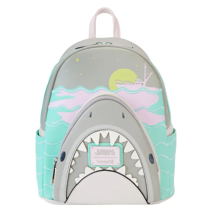Jaws Glow Mini Backpack Unisex Loungefly Bags and Wallets