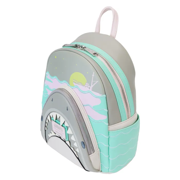 Jaws Glow Mini Backpack Unisex Loungefly Bags and Wallets