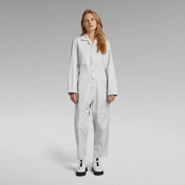 Jumpsuits Women GStar RAW Relaxed Jumpsuit Oyster Mushroom