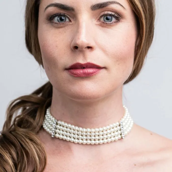 Kenneth Jay Lane Chokers Women 4 Row Crystal Choker
