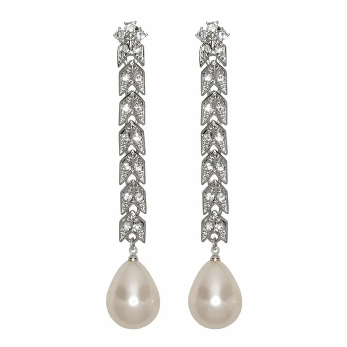 Kenneth Jay Lane Clear Crystal Earrings Women Silver And Crystal Cultura Pearl Clip Earrings Kenneth Jay Lane Clear Crystal Earrings Women Silver And Crystal Cultura Pearl Clip Earrings