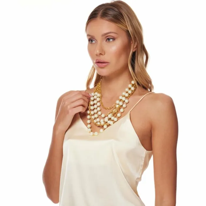 Kenneth Jay Lane Pearl Necklaces Women Gold Chains With Pearls Necklace Kenneth Jay Lane Pearl Necklaces Women Gold Chains With Pearls Necklace