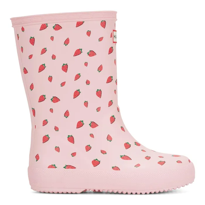 Kids Rain Boots Hunter Boots Kids First Classic Rain Boots Pink Strawberry Print Kids Rain Boots Hunter Boots Kids First Classic Rain Boots Pink Strawberry Print