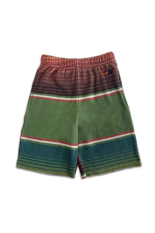 Kids Shorts Aviator Nation Tulum Sweatshorts 8211 Jungle Green