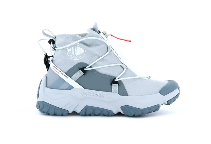 Kids Sneakers PALLADIUM OFFGRID HI ZIP WATERPROOF Glacier Grey