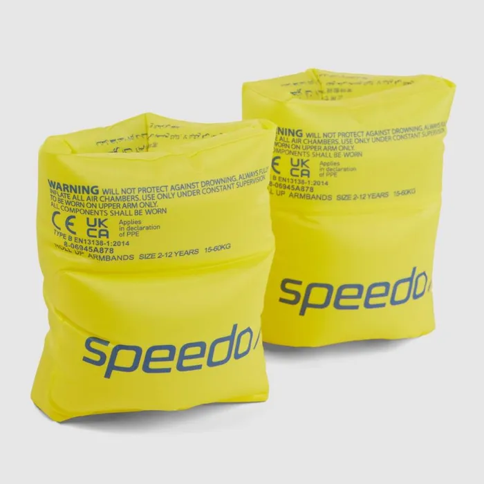 Kids Swimming Aids Speedo Junior Roll Up Armbands Yellow