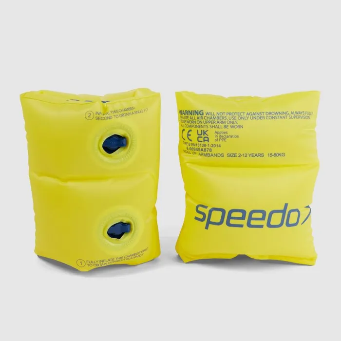 Kids Swimming Aids Speedo Junior Roll Up Armbands Yellow