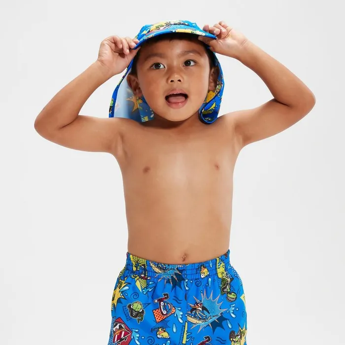 Kids Swimwear Speedo Infant Boy039s Learn To Swim Sun Protection Hat Blue