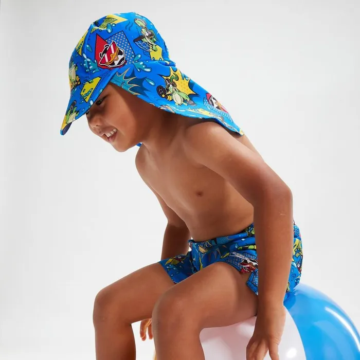 Kids Swimwear Speedo Infant Boy039s Learn To Swim Sun Protection Hat Blue