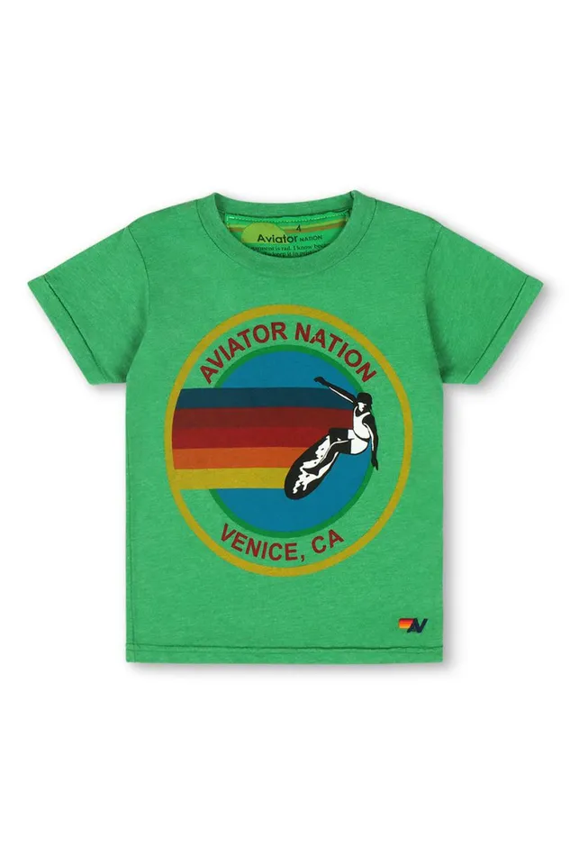 Kids Tees Aviator Nation Tee 8211 Kelly Green
