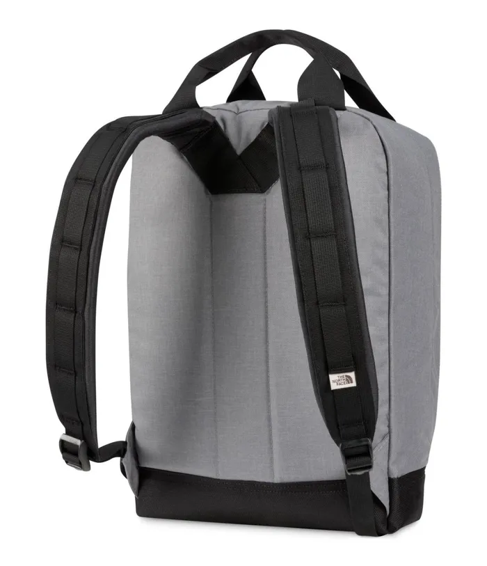 Kids Tote Pack Zinc Grey Dark Heathertnf Black The North Face Backpacks