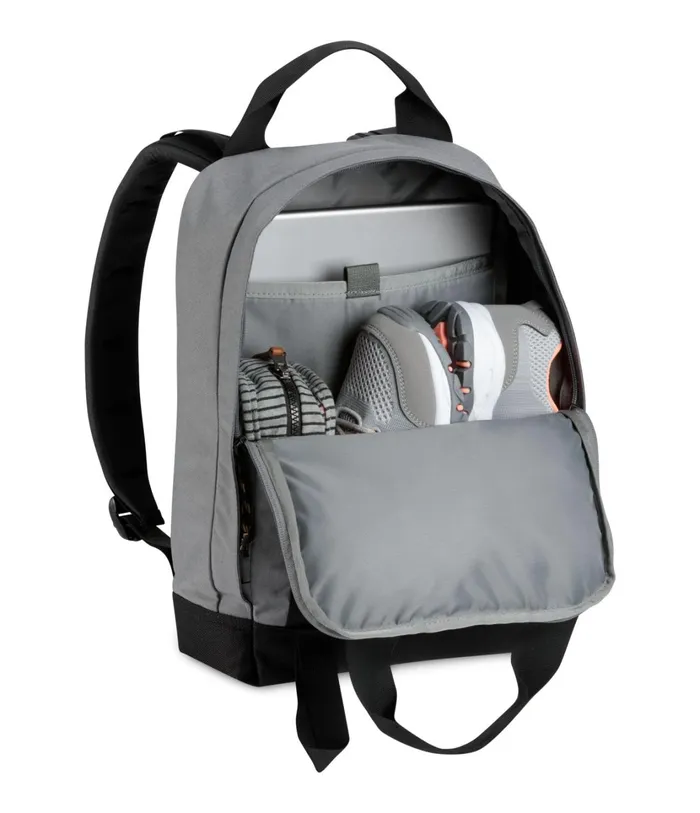 Kids Tote Pack Zinc Grey Dark Heathertnf Black The North Face Backpacks