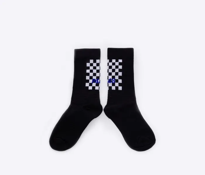 Laces and Accessories WomensMens P448 Socks BlackCheck
