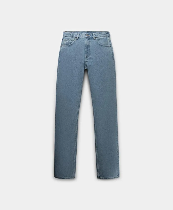 Light Blue Ayachi Jeans Women Daily Paper Jeans